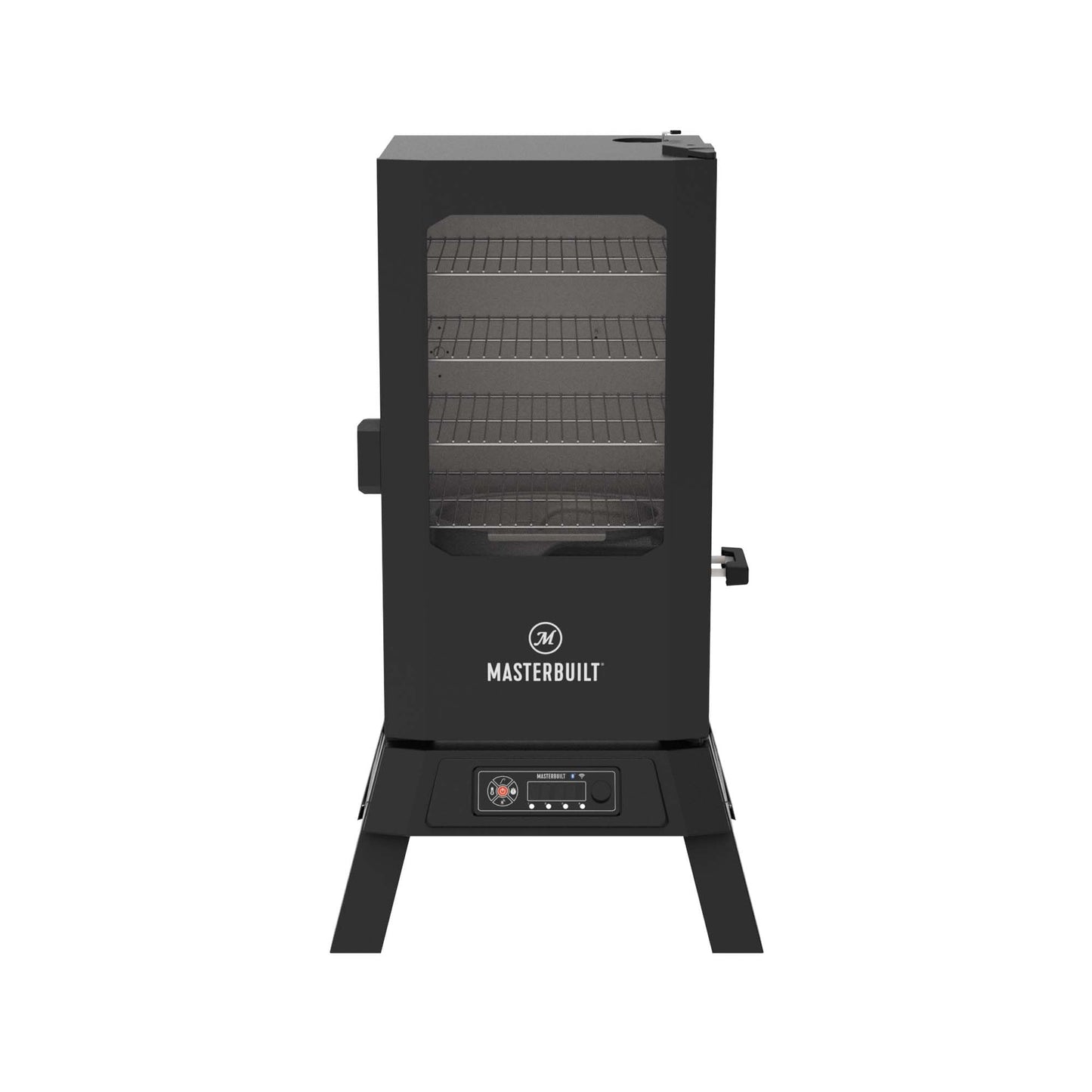 Masterbuilt®710 WiFi Digital Smoker, Vertical Design, 711 Cooking Sq. Inches, 4 Chrome Coated Smoking Racks, Wood Chip Loader, Electric Fuel Source to Plug in and Start Cooking, Black Model MB20070924