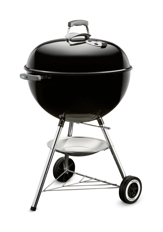 Weber Original Kettle Charcoal Grill, 22-Inch, Black – Classic Outdoor BBQ Grill with One‑Touch™ Cleaning System & Precise Temperature Control Dampers
