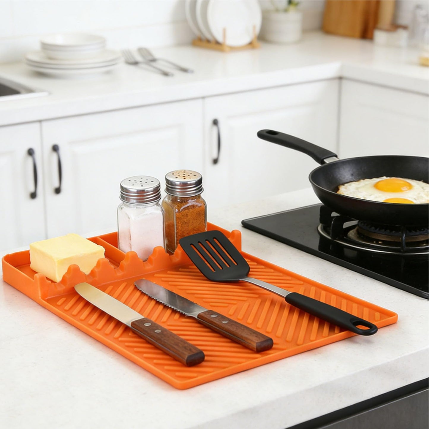 Find law Silicone Tools Mat for Griddle & Kitchen Countertop