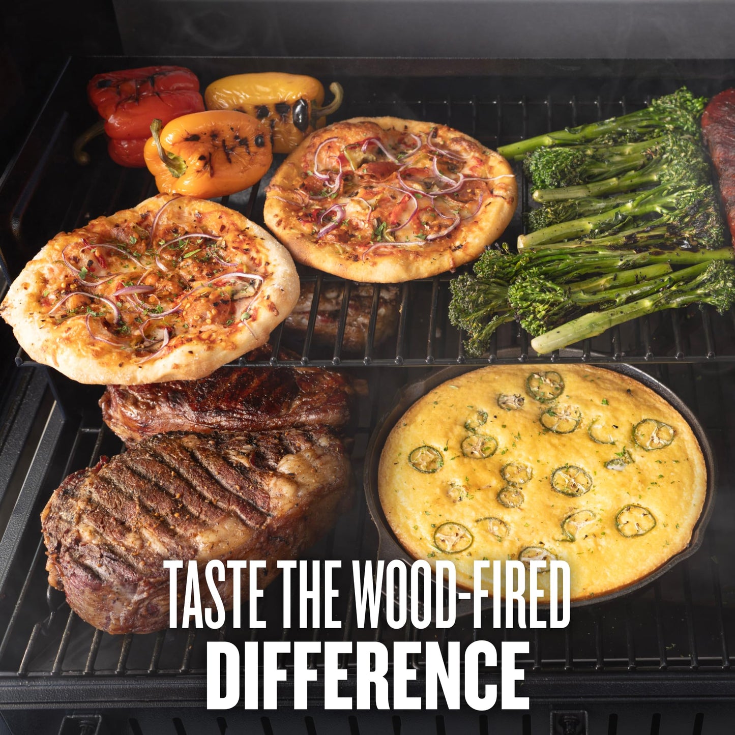 Traeger Grills Woodridge Electric Wood Pellet Grill and Smoker, Wi-Fi Temperature Control up to 500 Degrees, 860 Sq. In. Cooking Capacity, 6-in-1 for Outdoor Grilling, Smoking, BBQ, Black, TFB86MLH