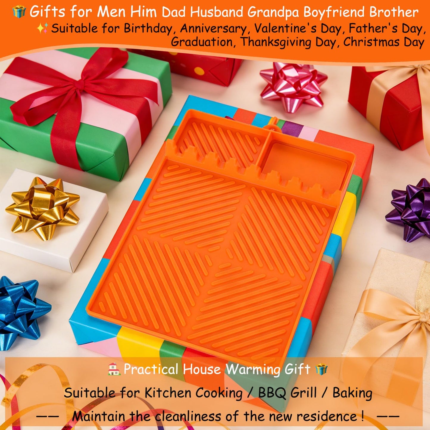 Find law Silicone Tools Mat for Griddle & Kitchen Countertop