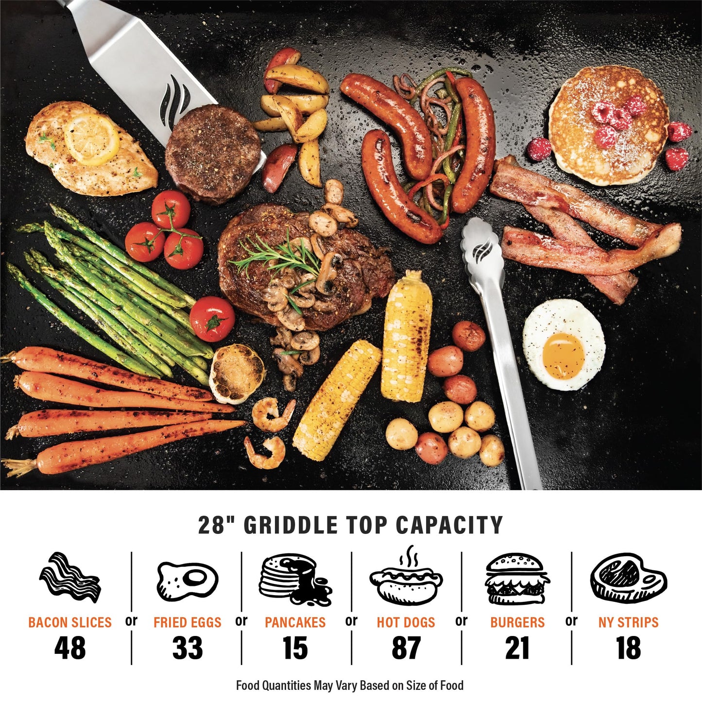 Blackstone 1517 Original 28" Omnivore Griddle, Black