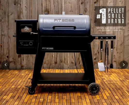 Pit Boss Navigator 850 WiFi & Bluetooth Pellet Grill & Smoker – 932 sq. in. Cooking Space, Flame Broiler™, 30 lb Hopper, Dual Meat Probes & Fan‑Forced Convection (PB850M)