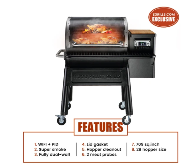 Z Grills Multitasker 7052B Wi‑Fi Pellet Grill — 2026 Heavy‑Duty Upgrade with Bonus Accessories